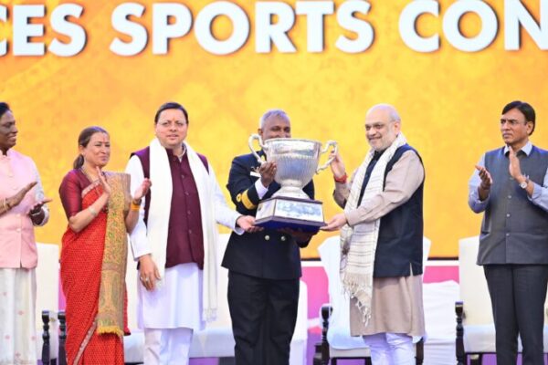 38 वे राष्ट्रीय खेलों का शानदार समापन, मेघालय को अगले राष्ट्रीय खेलों के आयोजन के लिए सौंपा गया ध्वज –